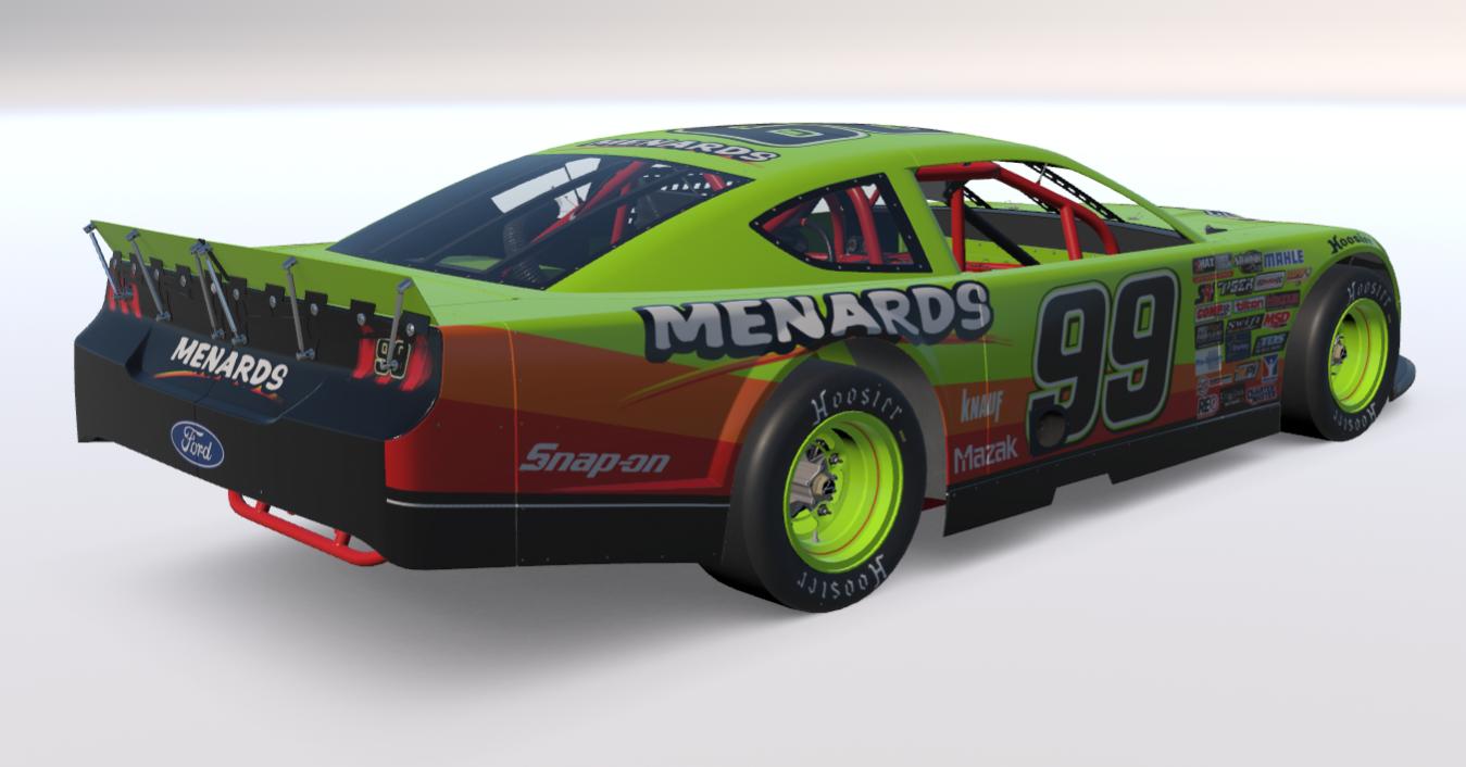 Preview of Menards Ford Mustang Late Model Stock (No Number) by Will Bangs