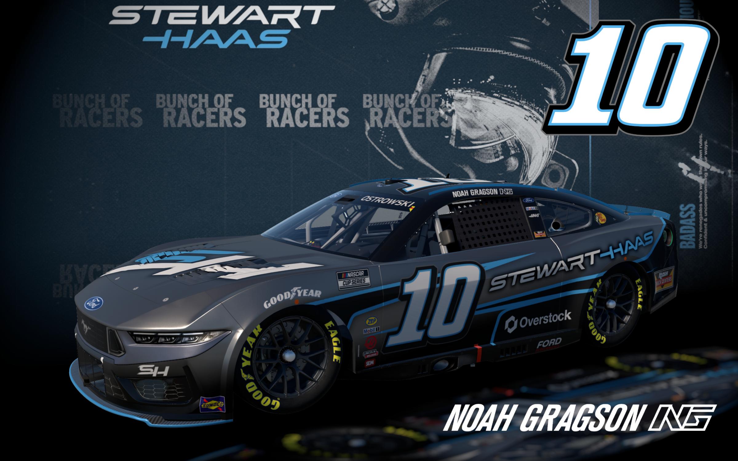 Preview of Noah Gragson 2025 Stewart Haas Ford Mustang ( Fictional) by Nathaniel O.