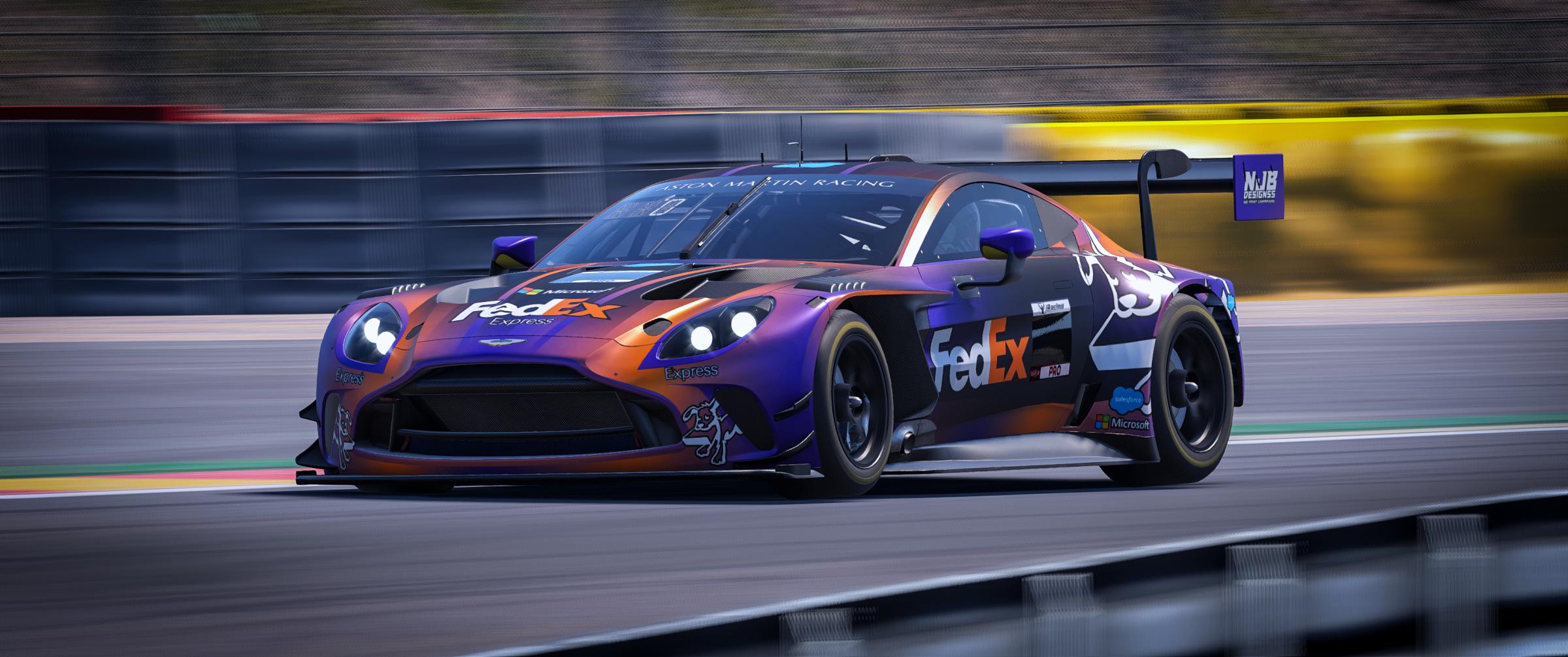 Preview of Fedex Aston Martin Vantage GT3 EVO by Noah Blackwell