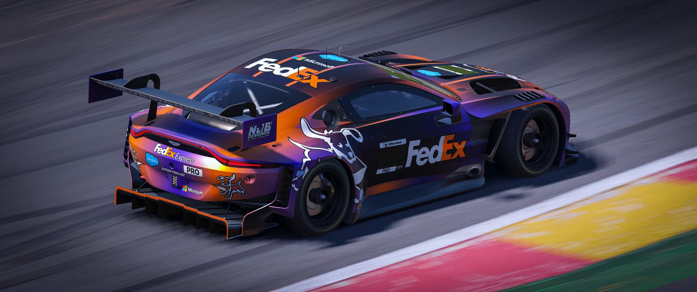 Preview of Fedex Aston Martin Vantage GT3 EVO by Noah Blackwell