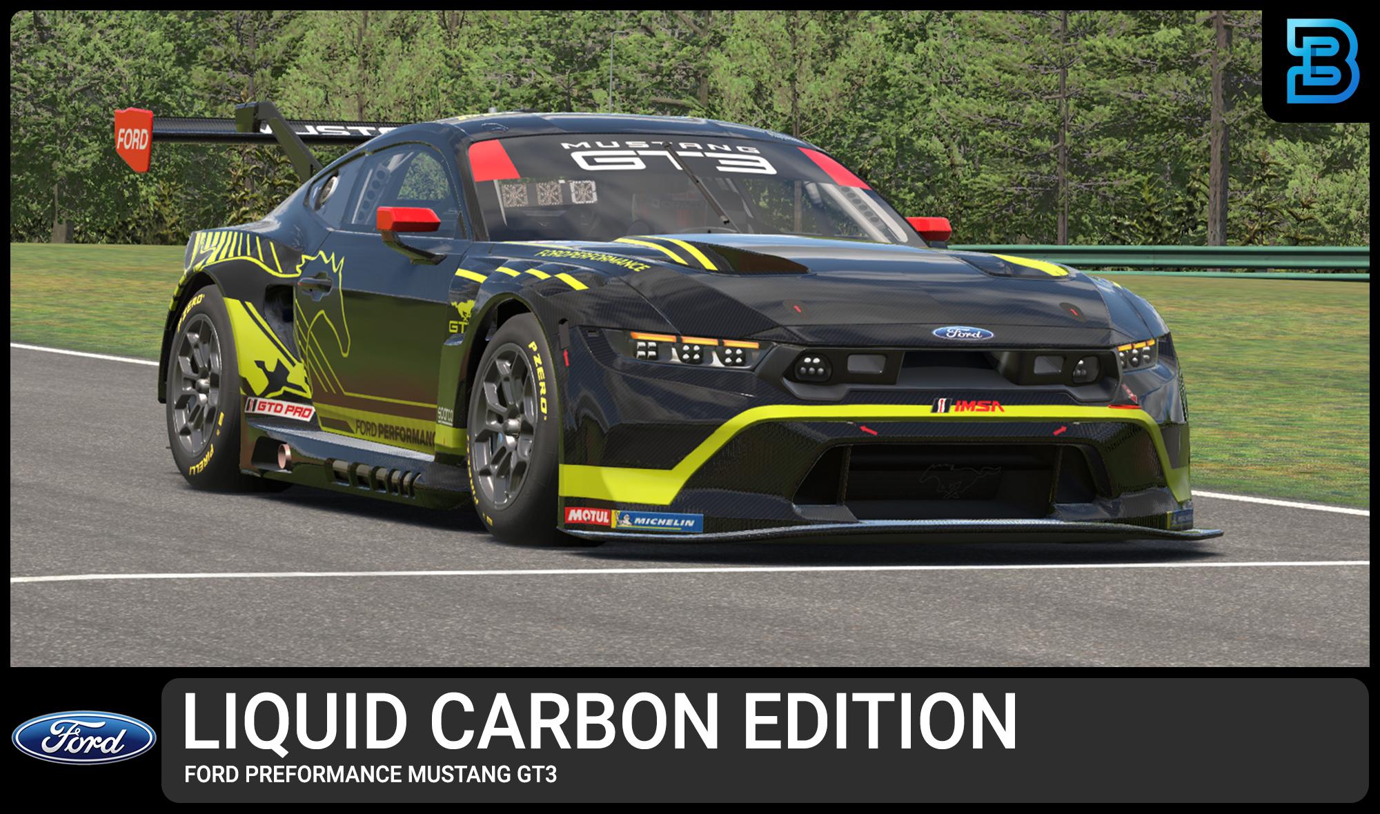 Preview of Mustang GT3 Liquid Carbon Edition No Number by Bryan Westerveld