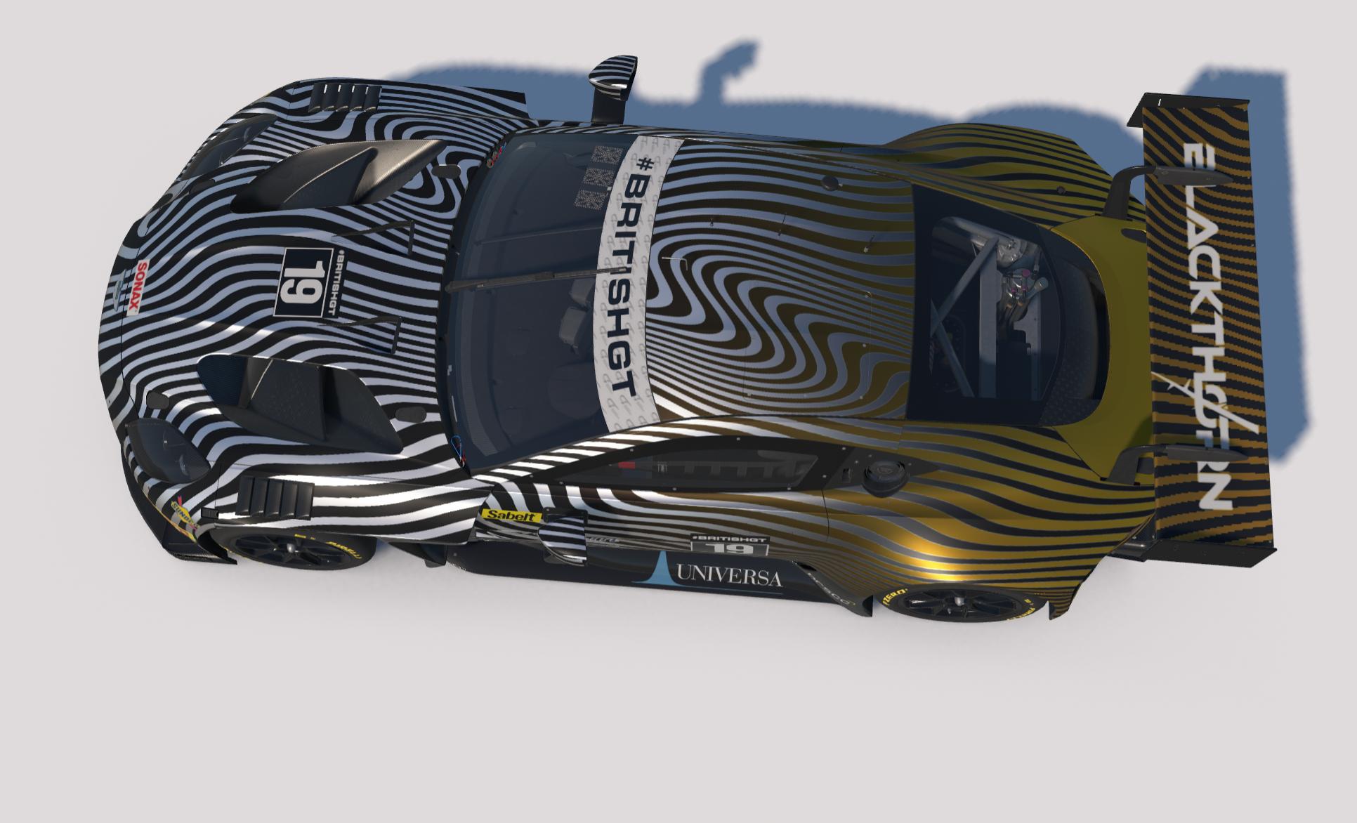 Preview of Blackthorn Car #19 for the 2025 British GT3 season by Keith Archer