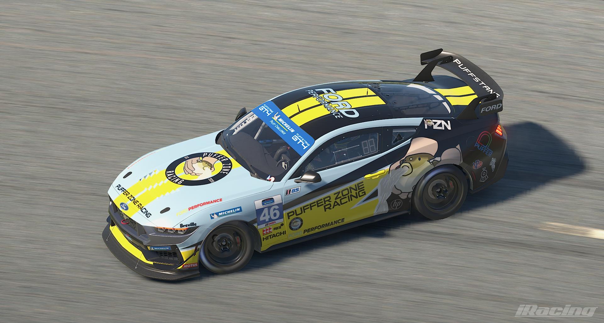 Preview of Puffer Zone Racing Ford Mustang GT4 by Dustin William Owen Dawes