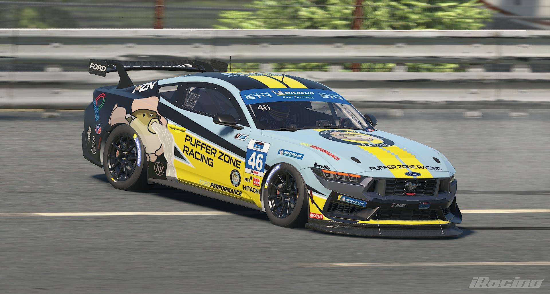 Preview of Puffer Zone Racing Ford Mustang GT4 by Dustin William Owen Dawes