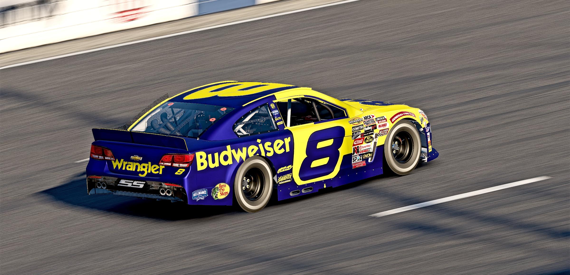 Preview of Fictional Dale Jr. Bud/Wrangler ARCA Chev SS by Jeff Slaughter