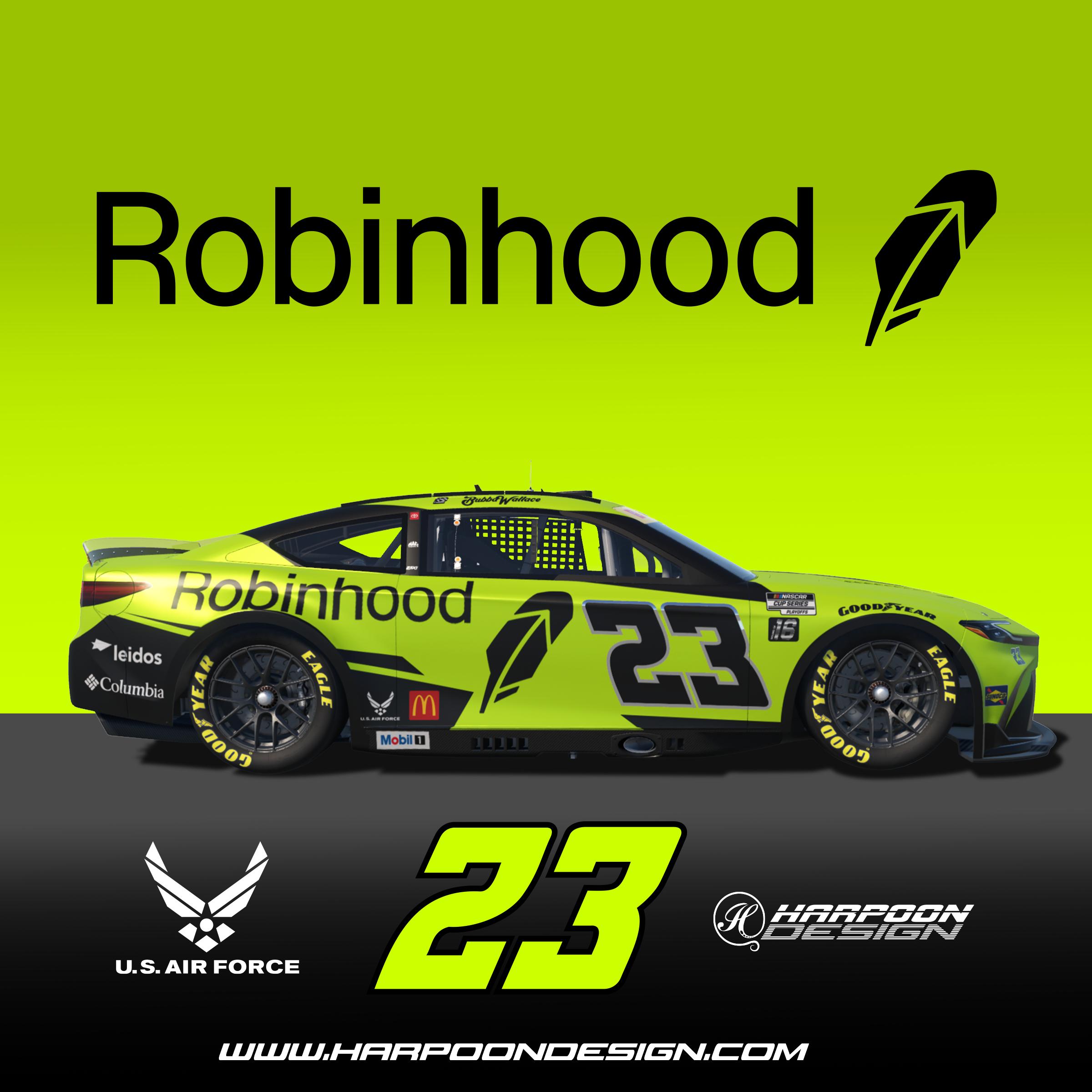 Preview of 2025 Bubba Wallace Robinhood Toyota Camry No Num by Brantley Roden