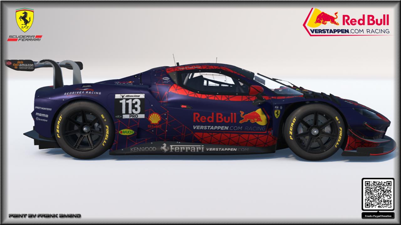 Preview of Verstappen.Com Racing Ferrari 296 GT3 by Frank Amend