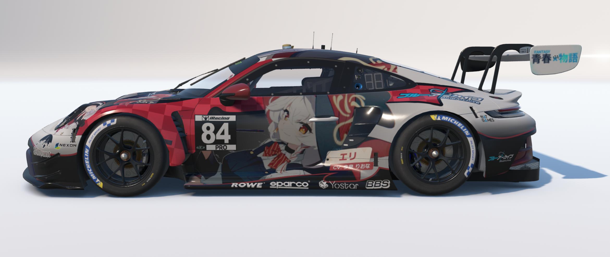 Preview of Porsche GT3 BlueArchive by Bruno Cardoso