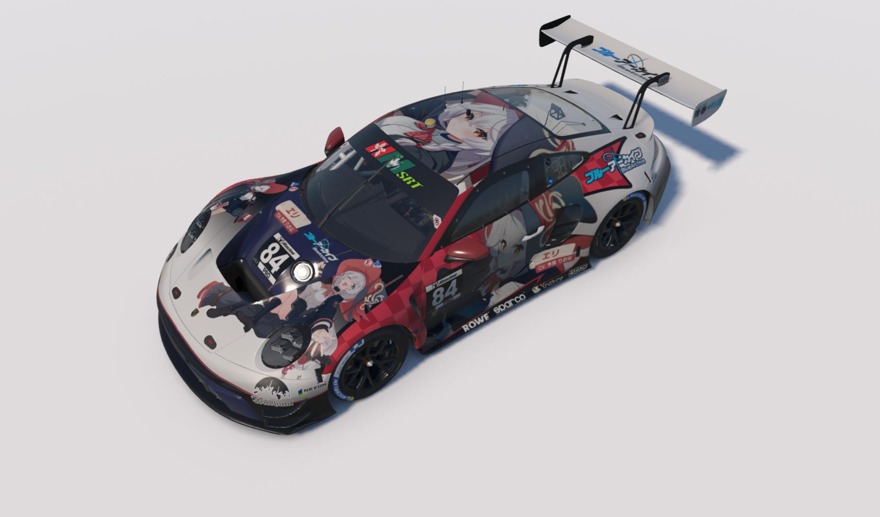 Preview of Porsche GT3 BlueArchive by Bruno Cardoso