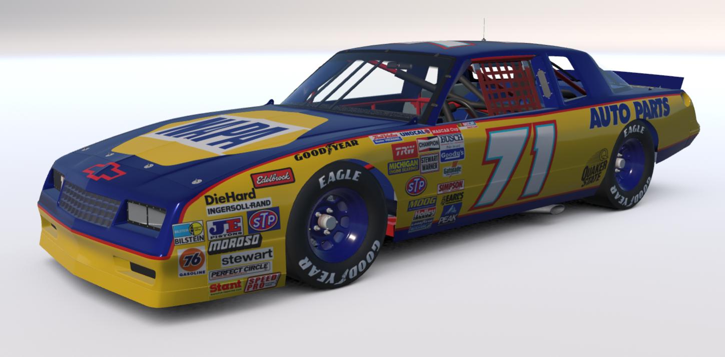 Preview of NAPA Auto Parts 1987 Chevrolet Monte Carlo (Custom Number) by Will Bangs