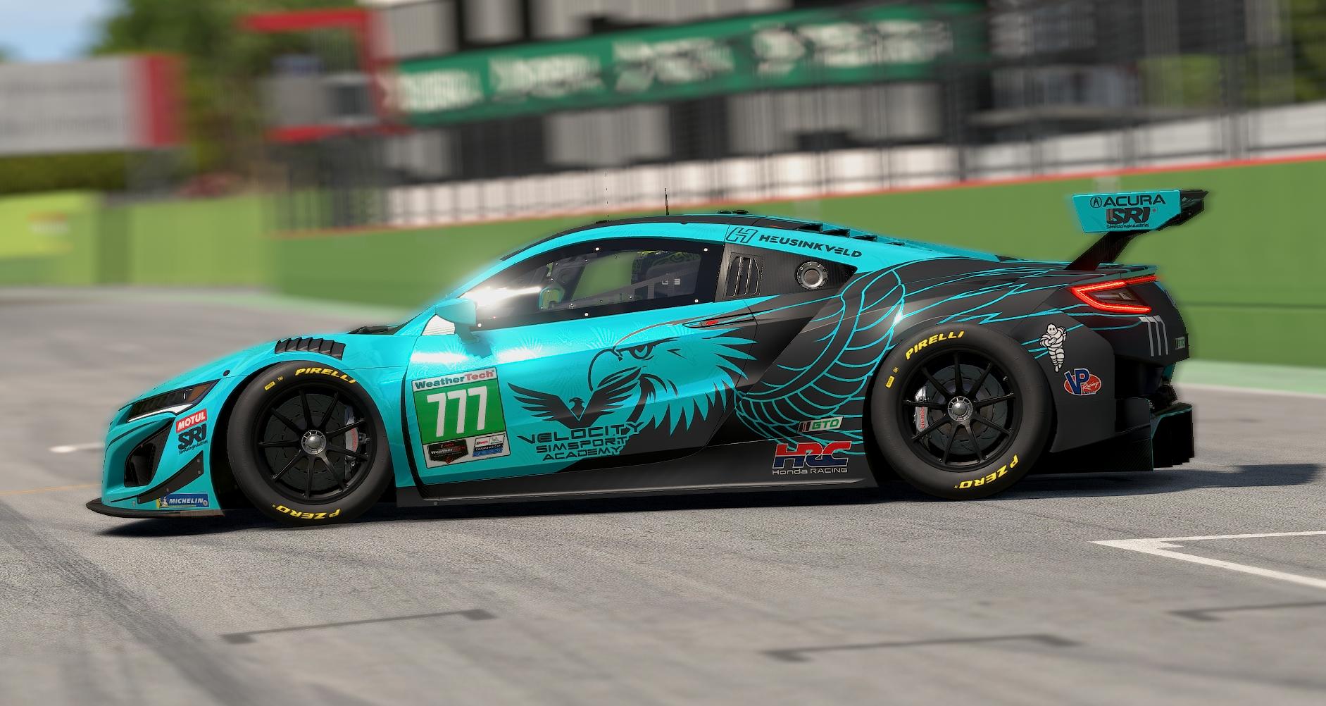 Preview of ACURA NSX GT3 EVO VELOCITY SIMSPORTS ACADEMY (READ DESCRIPTION) by Colin C.