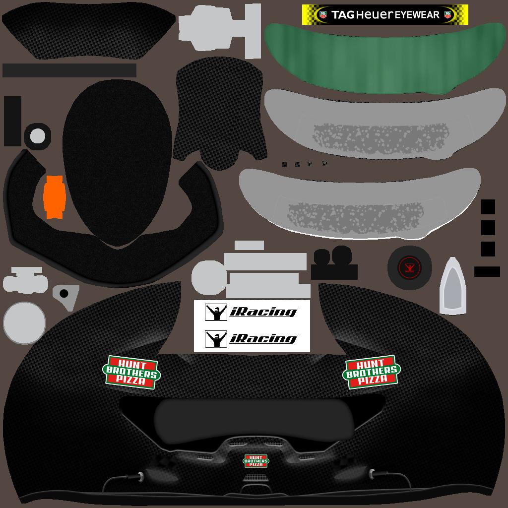 Preview of Ty Dillon Hunt Brothers Pizza Helmet by Dylan Martens