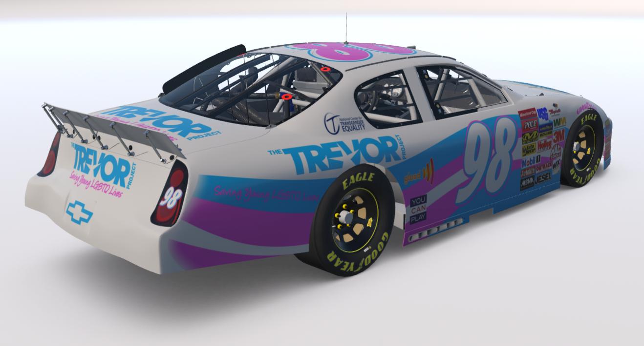 Preview of The Trevor Project Monte Carlo Superspeedway (No Number) by Will Bangs