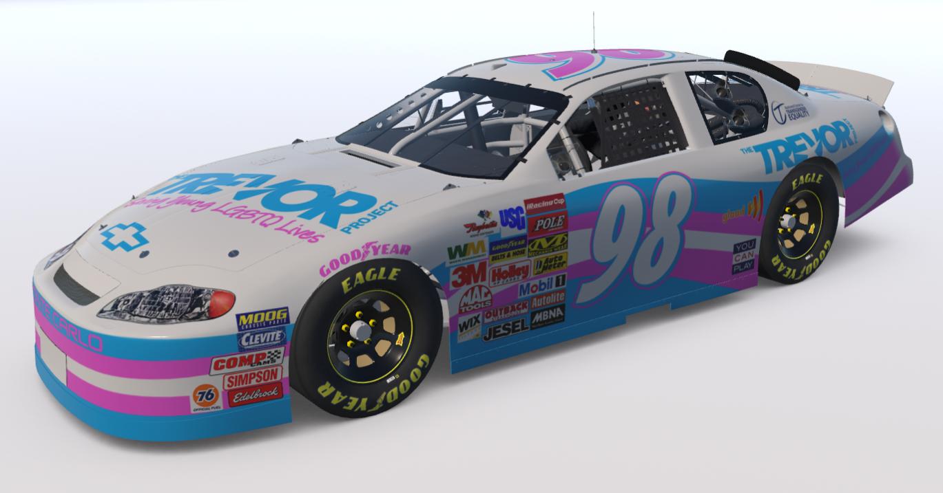 Preview of The Trevor Project Monte Carlo Superspeedway (Custom Number) by Will Bangs