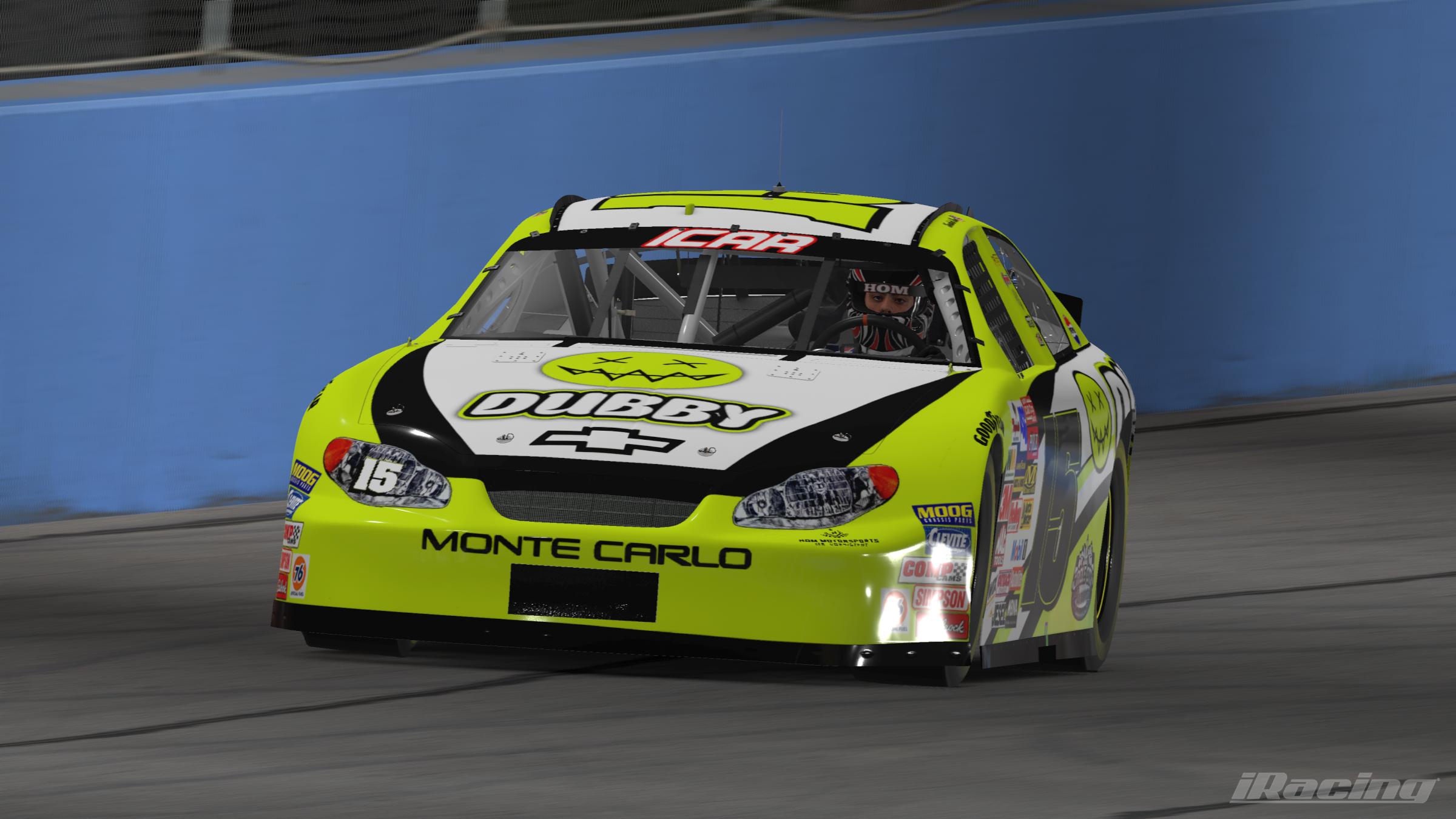Preview of #15 Dubby Energy ICAR Gen 4 Monte Carlo "The Highlighter" by Kendrick Hom