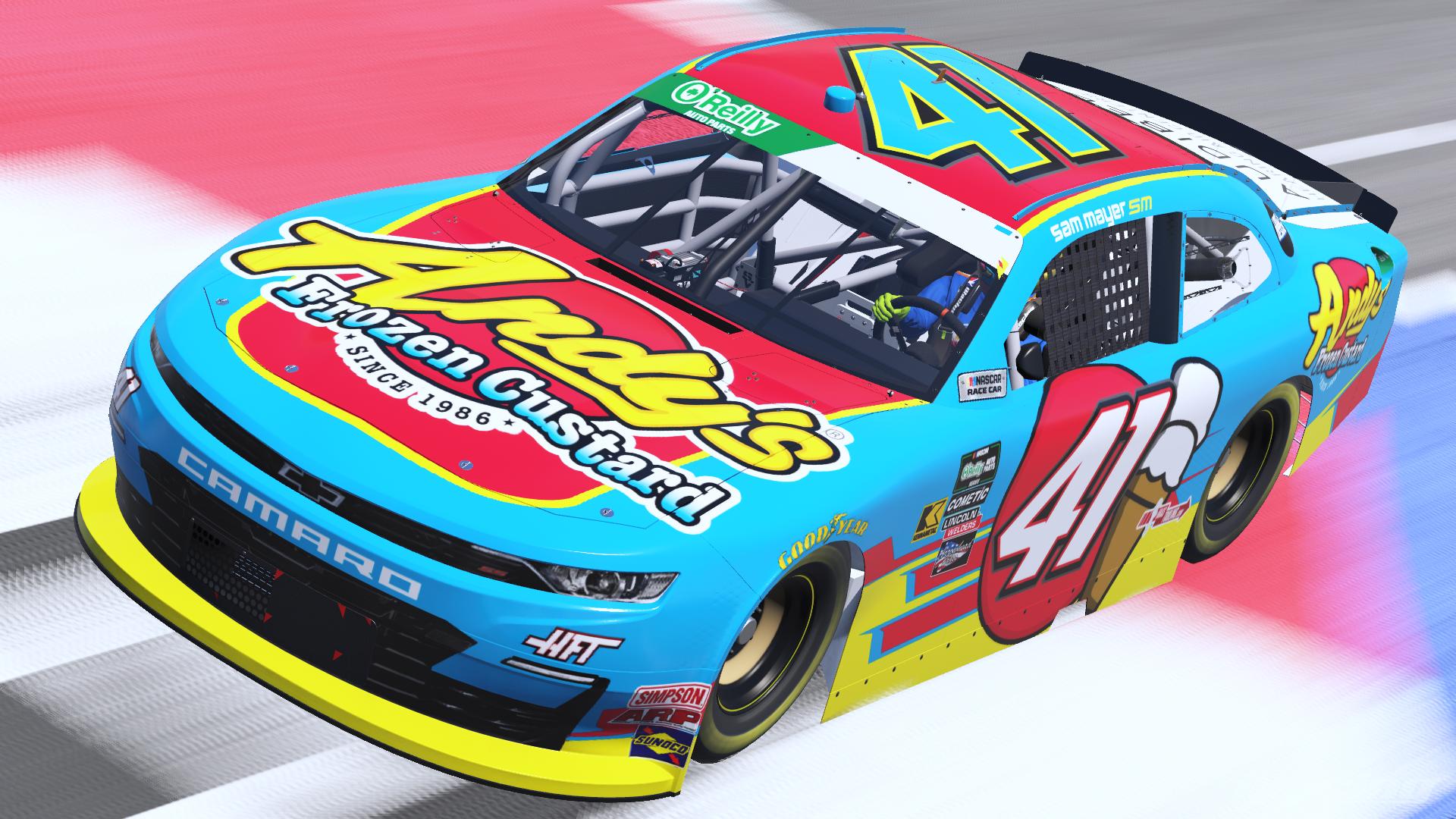 Preview of (2026) Sam Mayer Andys Frozen Custard Chevrolet Camaro Concept by Luke G.