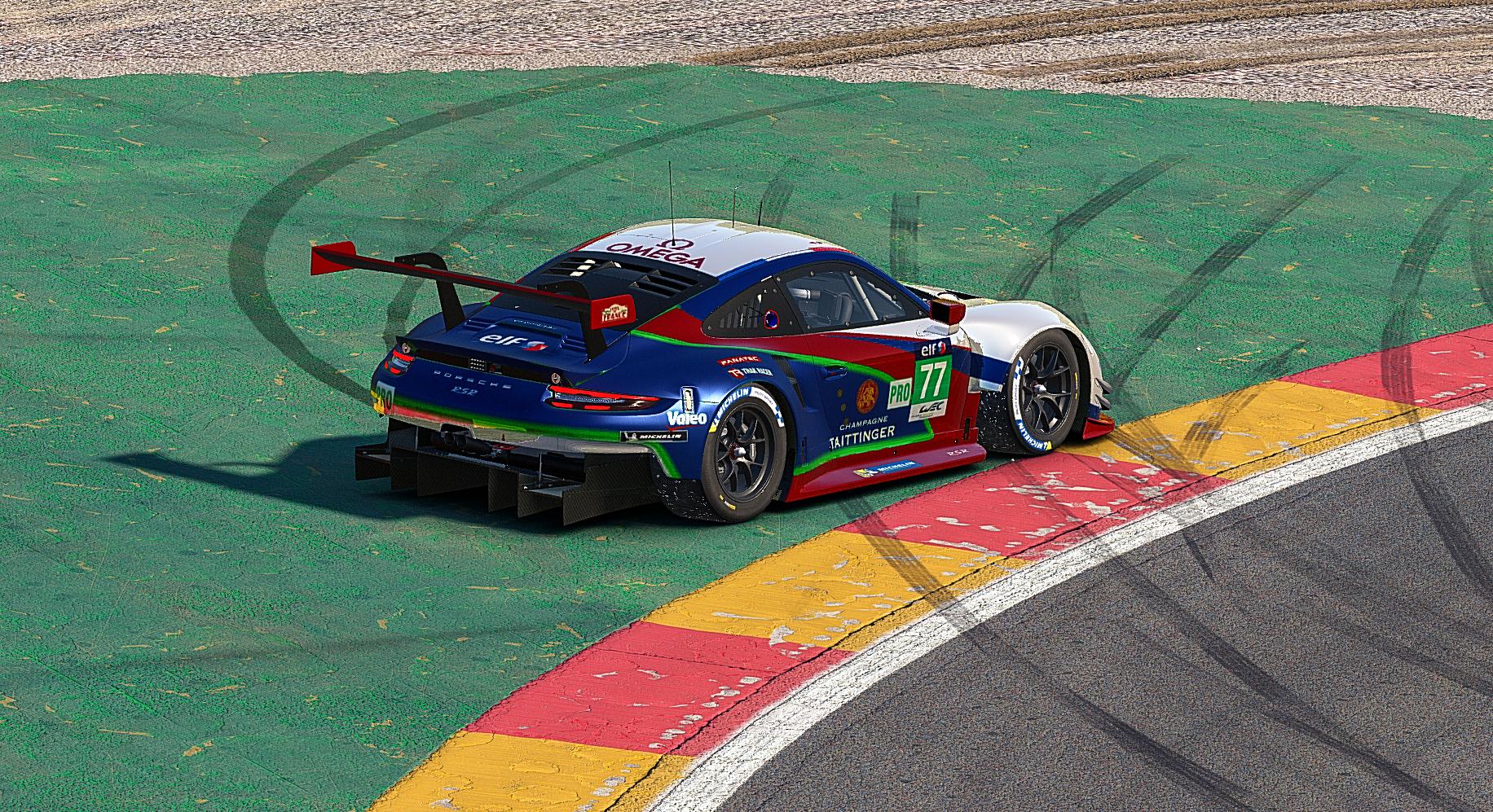 Preview of Ecurie Col dOiseaux Porsche 911 RSR chrome by Mike Riedner