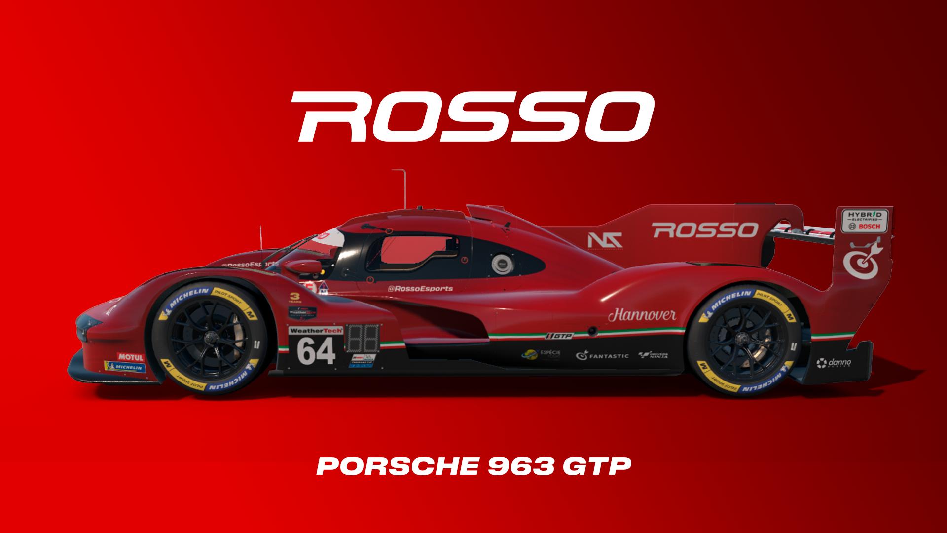 Preview of Rosso Esports | Porsche 963 GTP by Danilo Vaz