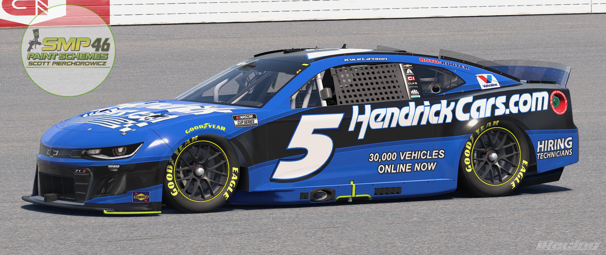 Preview of Kyle Larson HendrickCars.com NO# by Scott Pierchorowicz