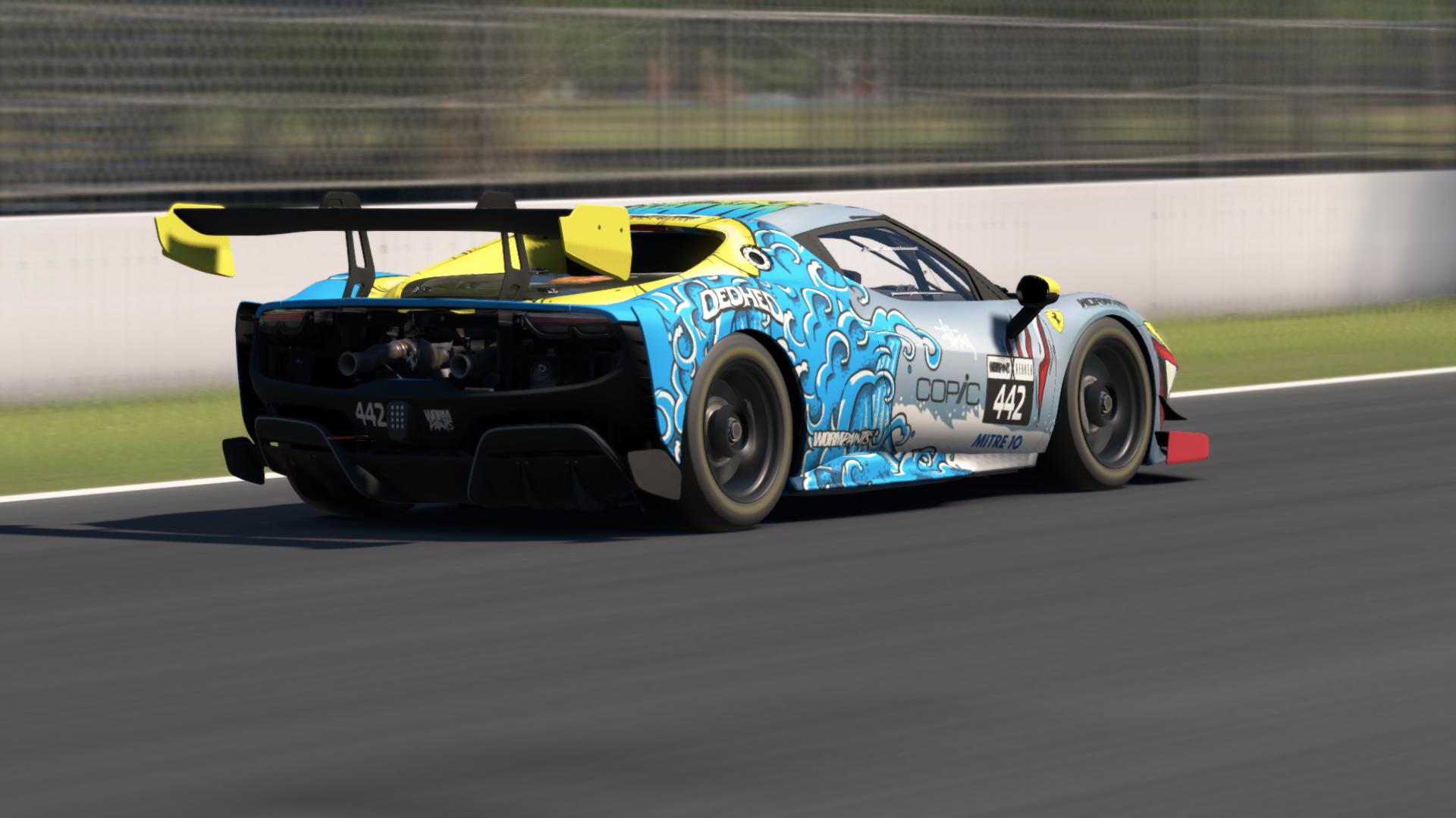 Preview of WormPaints X DedHed - Shark - Ferrari 296 Challenge by Kyle S.
