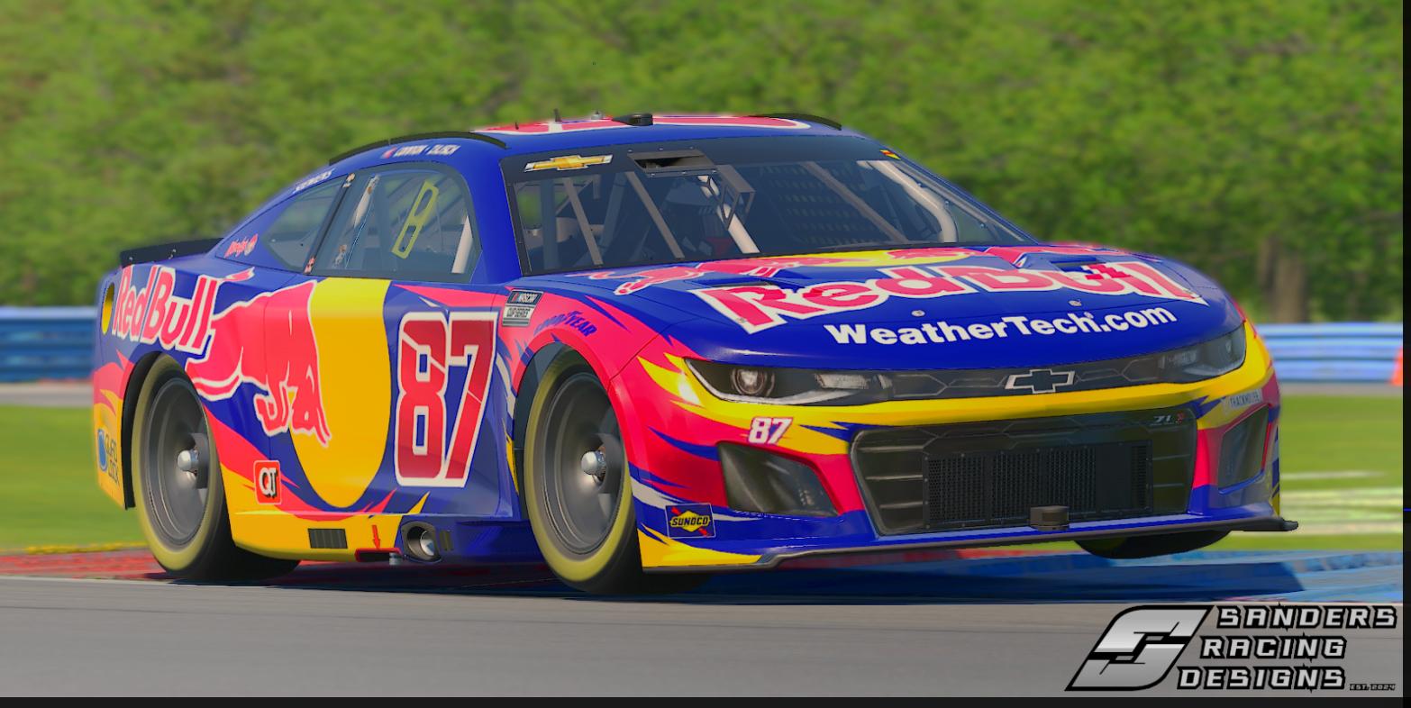 Preview of Connor Zilisch #87 Red Bull 2026 Concept by Lane Sanders