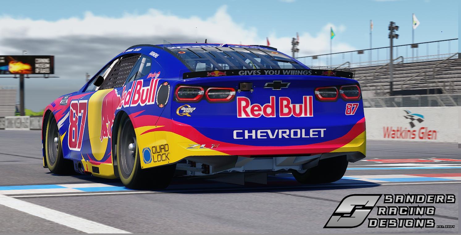 Preview of Connor Zilisch #87 Red Bull 2026 Concept by Lane Sanders