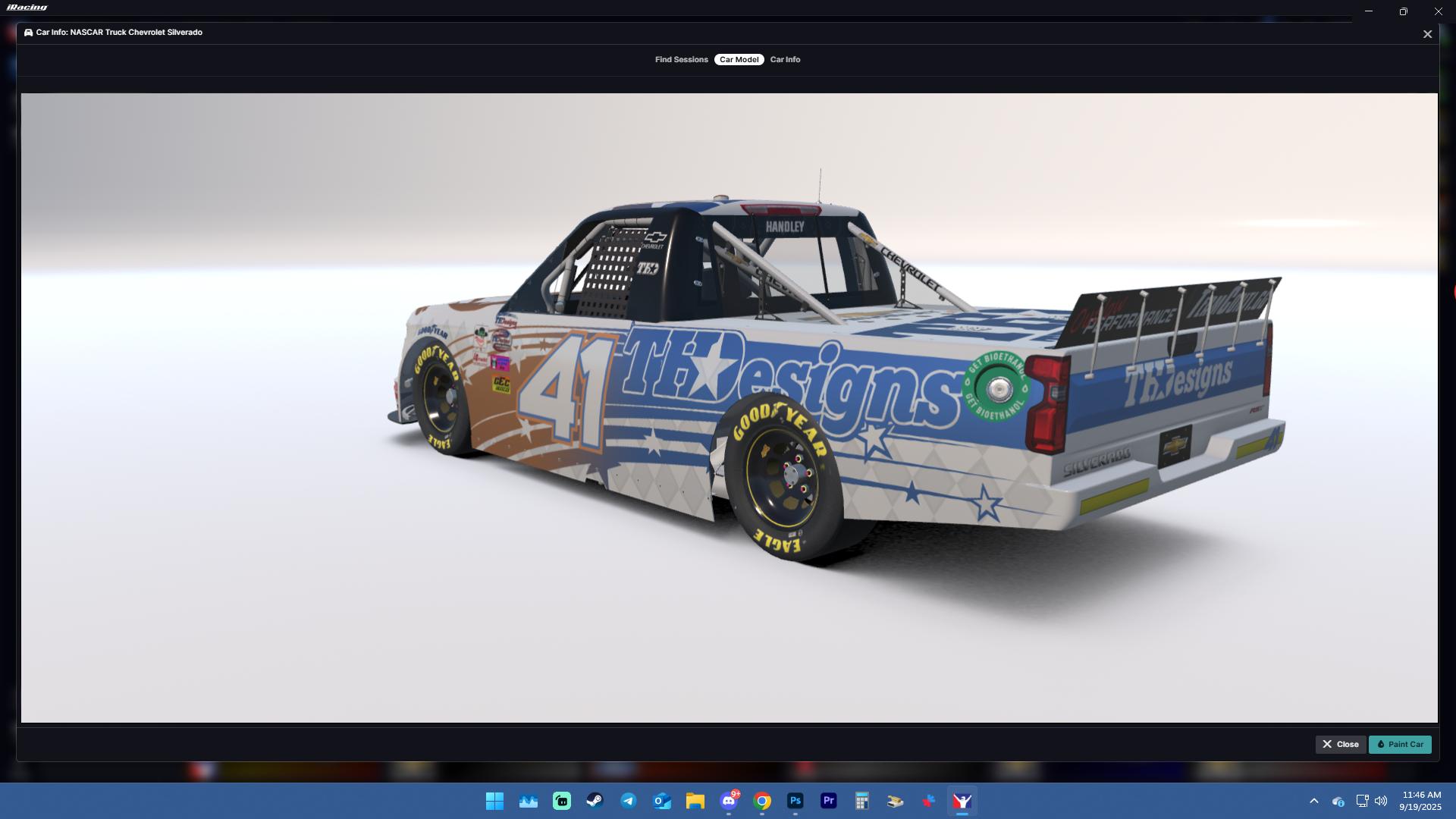 Preview of #41 - David Katze - TH Designs - GEC TH Designs Truck Series - 2025  by Teejay Handley