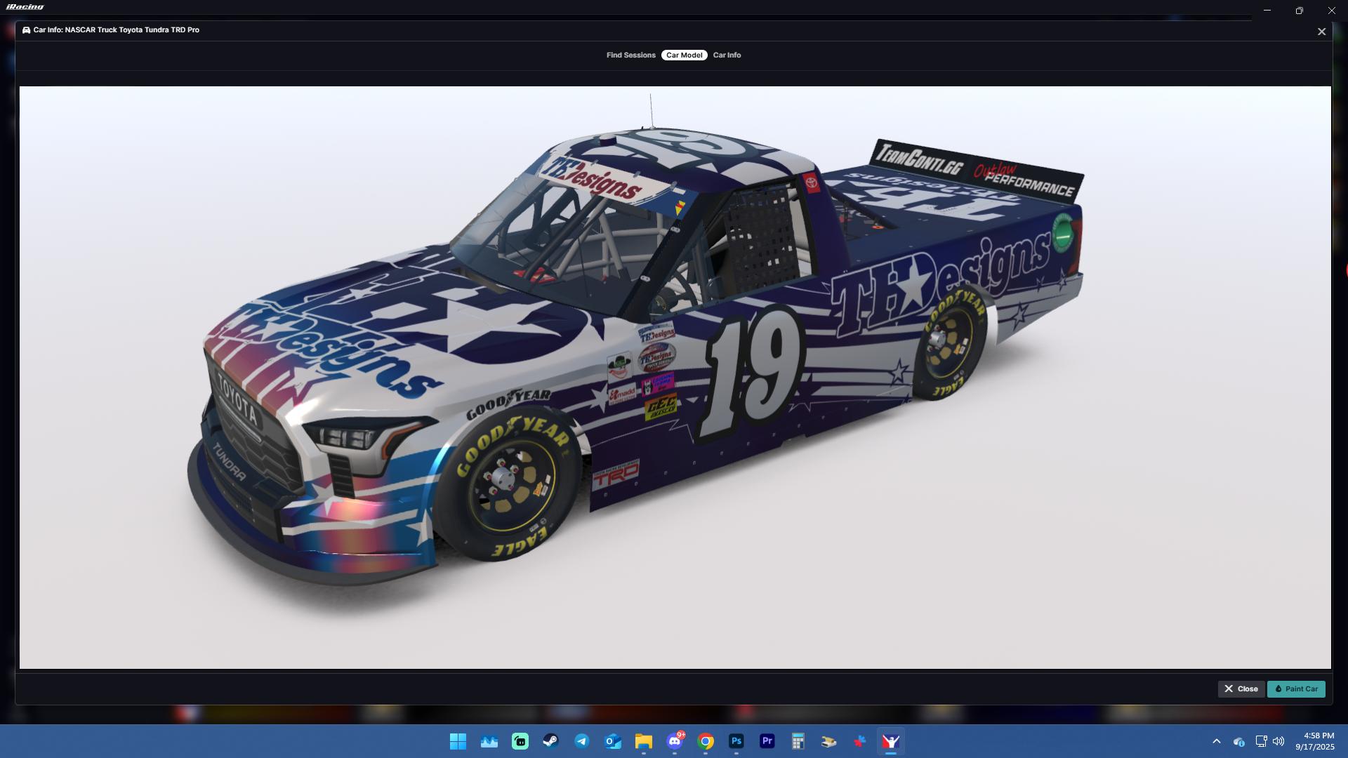 Preview of #19 - Kaito Nasa - TH Designs - GEC TH Designs Truck Series - 2025 by Teejay Handley
