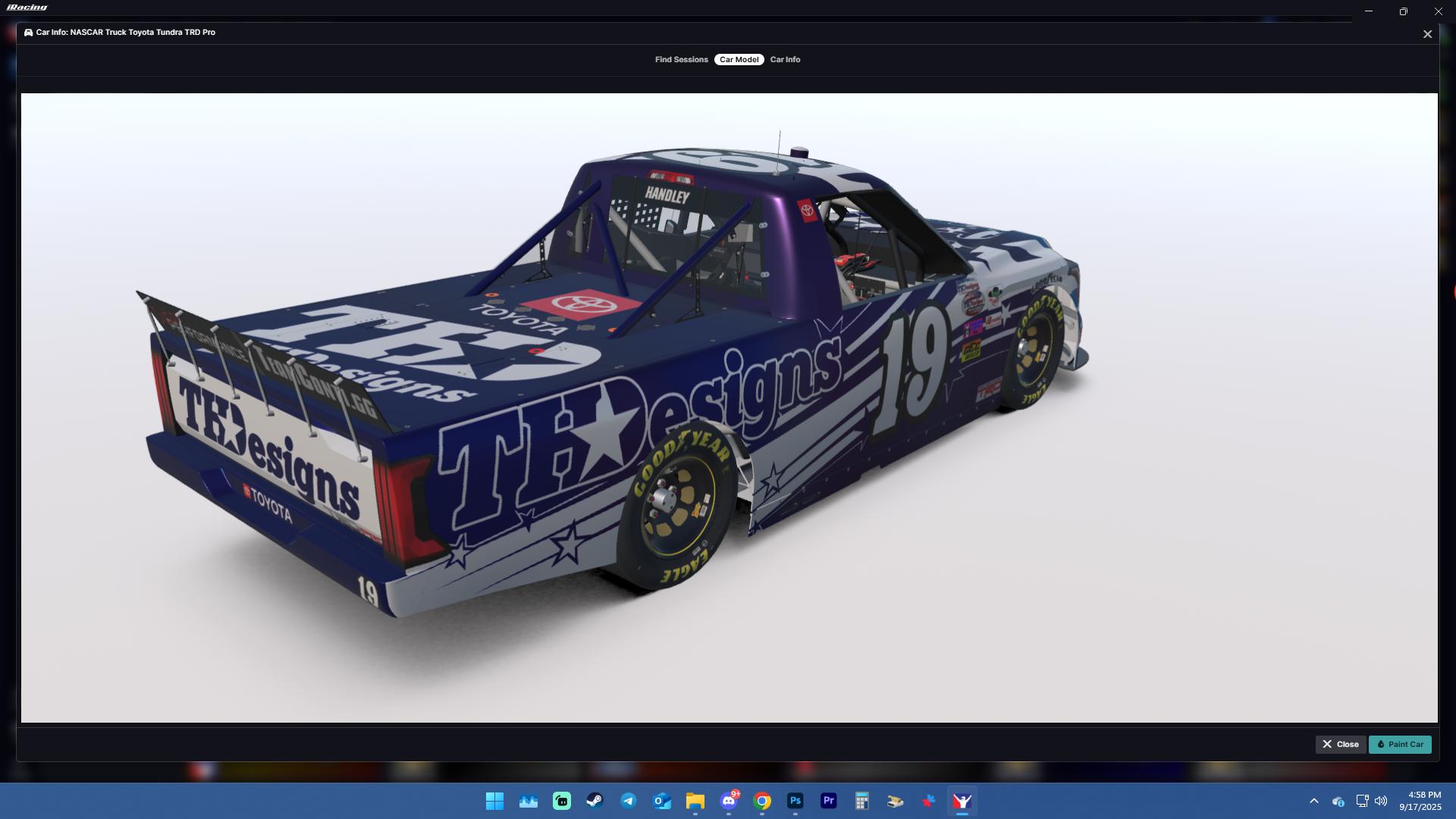Preview of #19 - Kaito Nasa - TH Designs - GEC TH Designs Truck Series - 2025 by Teejay Handley