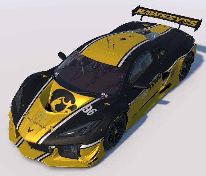 Preview of Iowa Hawkeyes Corvette Z06 GT3.R by Brian C.