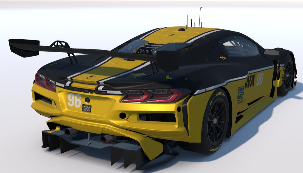 Preview of Iowa Hawkeyes Corvette Z06 GT3.R by Brian C.