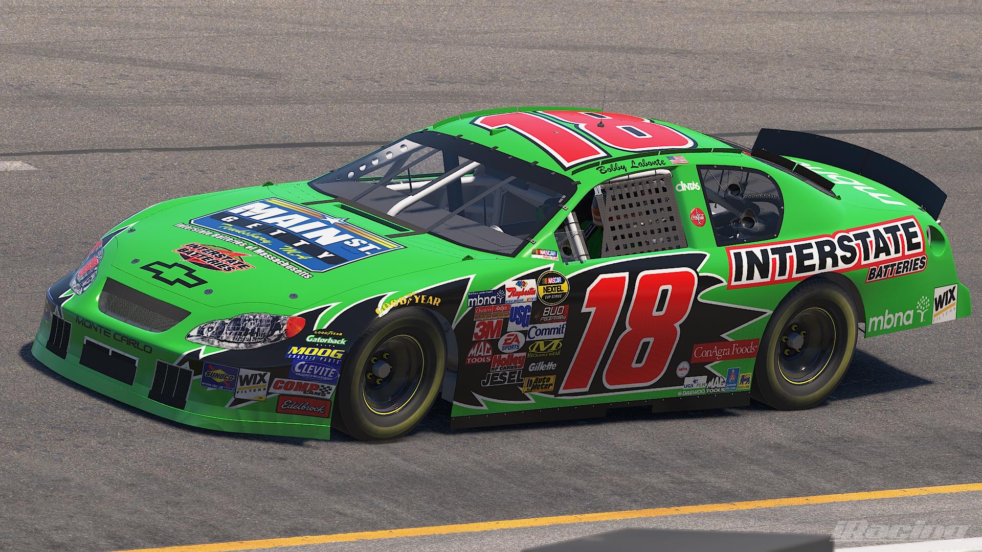 Preview of 2005 Bobby Labonte #18 Main St Getty Interstate Batteries by Bryson Hixenbaugh