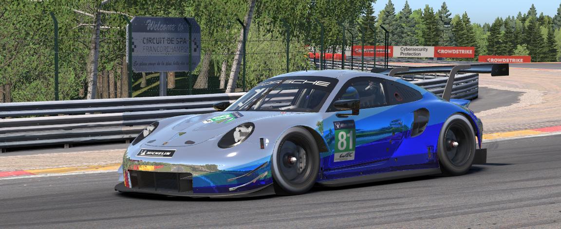 Preview of Porsche 911 RSR - Laguna Blues by Barry B.