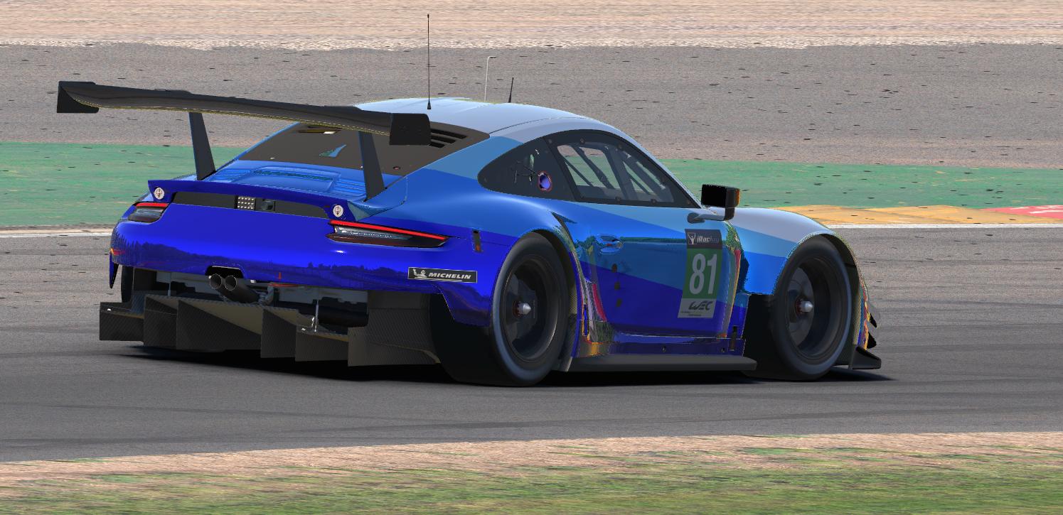 Preview of Porsche 911 RSR - Laguna Blues by Barry B.