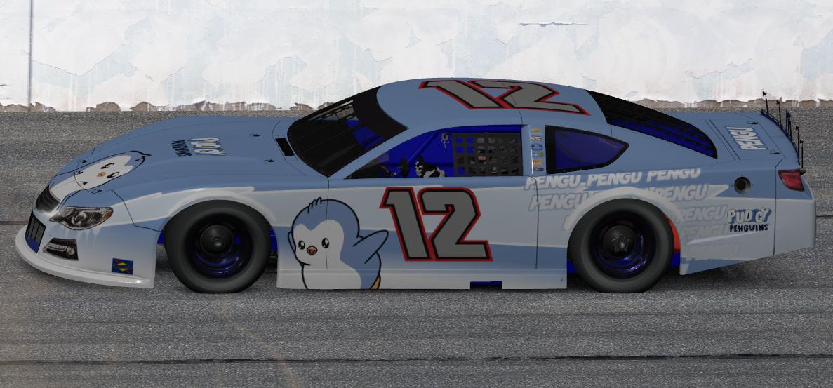 Preview of Pudgy Penguins Pengu SLM (Ricky Stenhouse Jr 2025 Cup Livery) by Travis Walker3