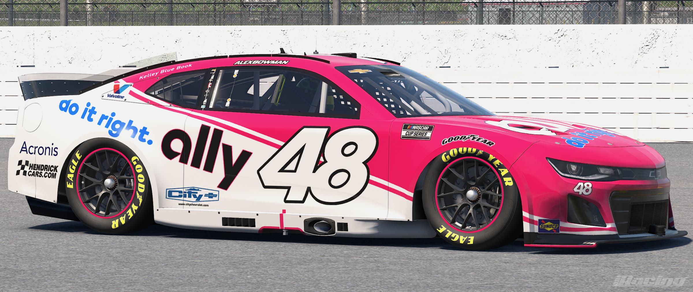 Preview of Alex Bowman ALLY (Days of Thunder Throwback) NO # by Scott Pierchorowicz