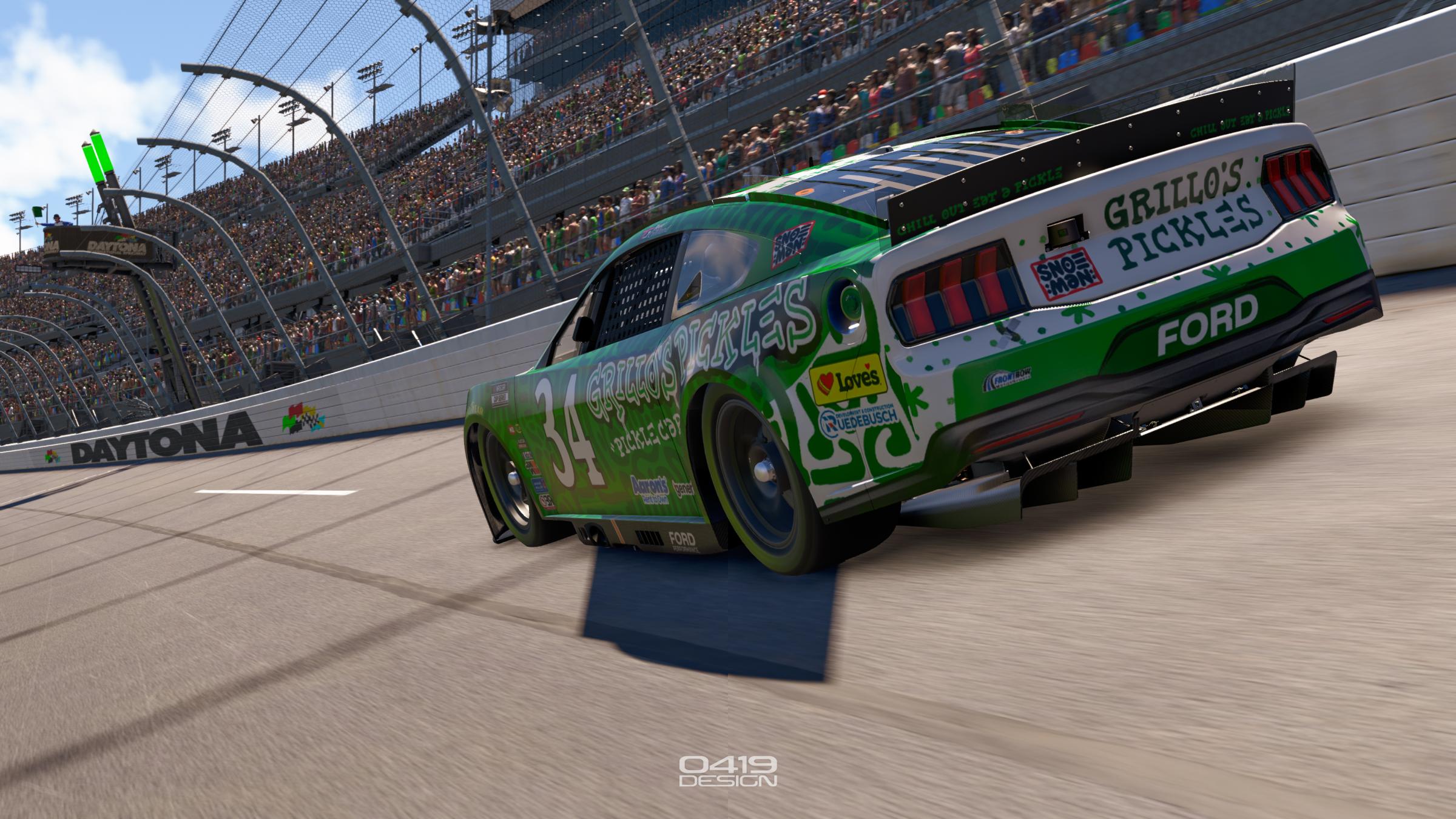 Preview of Grillo’s Pickle Car w/ #34 (Original Design by Snoeman) by Benjamin Rush