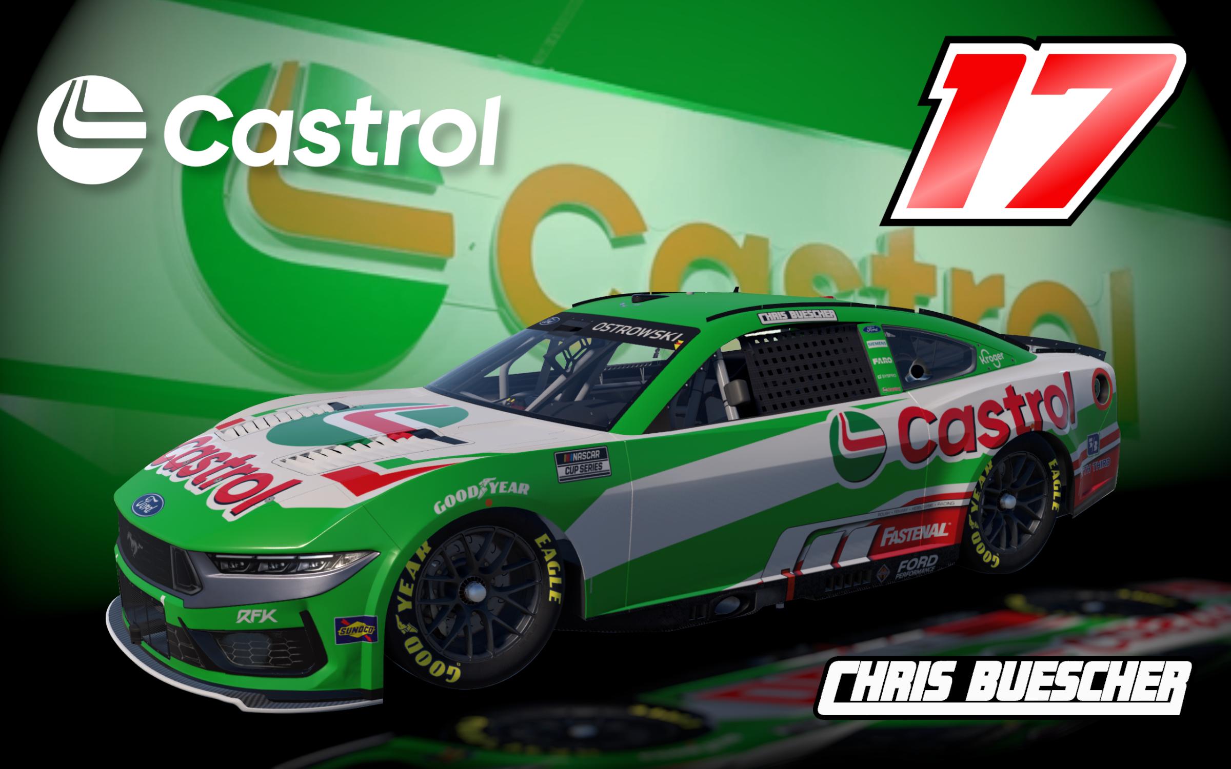 Preview of NO# Chris Buescher 2025 Castrol Ford Mustang by Nathaniel O.