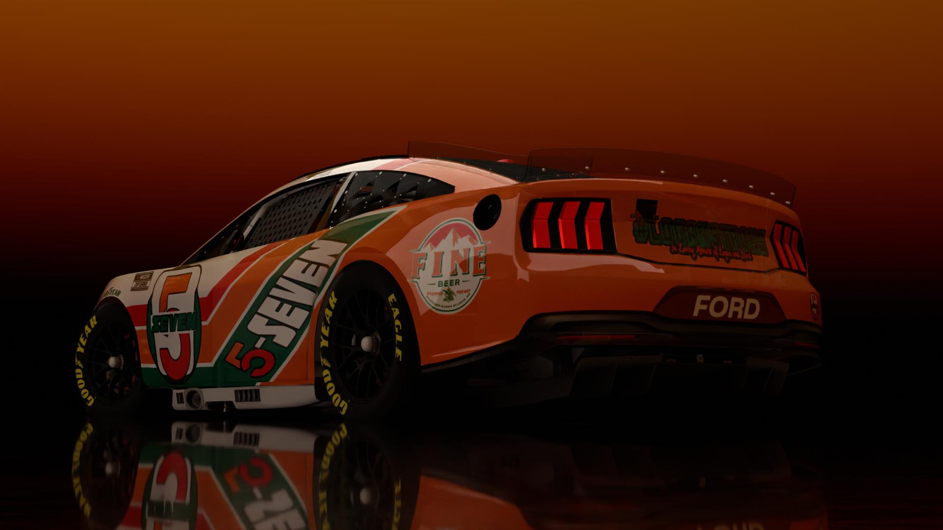 Preview of Brian Fine Throwback NexGen Mustang by Steven Ayers Jr