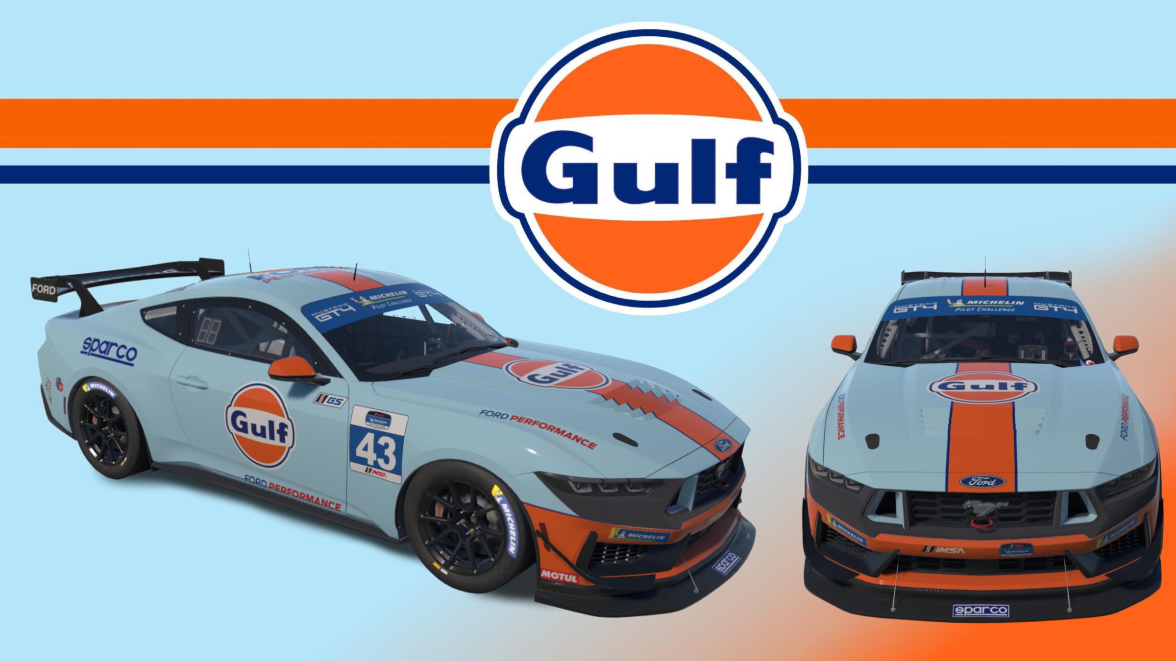 Preview of Gulf Mustang GT4 by Michael Teusch