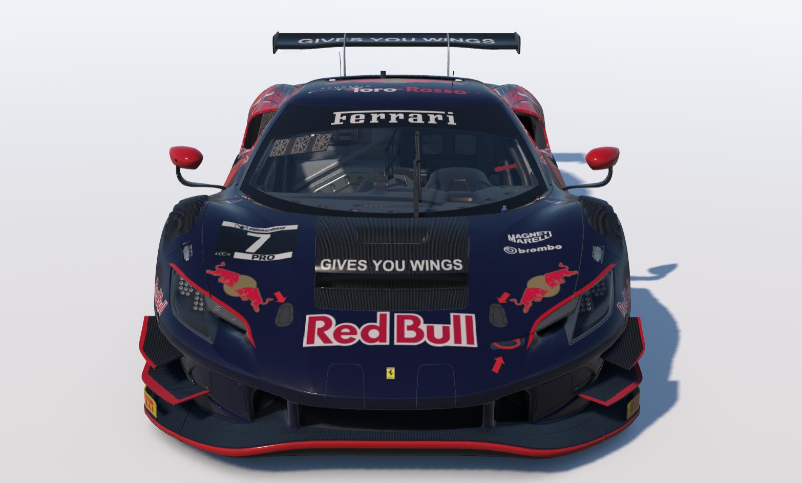 Preview of Ferrari 296 GT3 - Toro Rosso STR3 by Andrea Zanon
