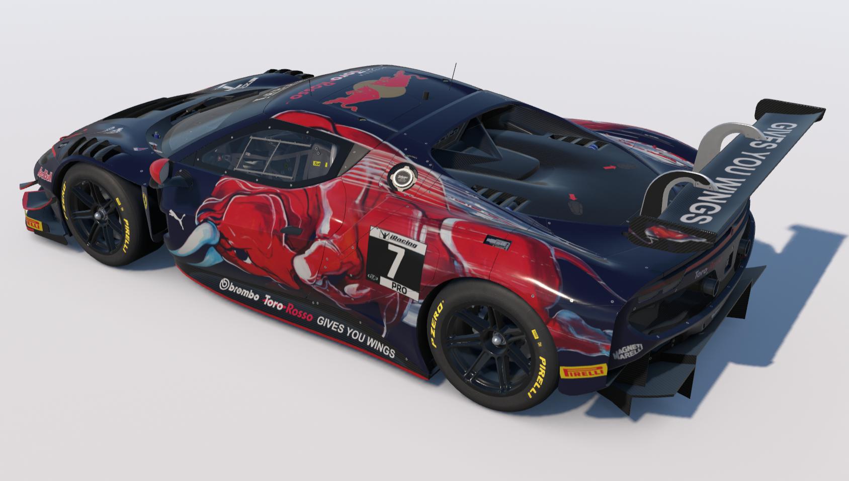 Preview of Ferrari 296 GT3 - Toro Rosso STR3 by Andrea Zanon