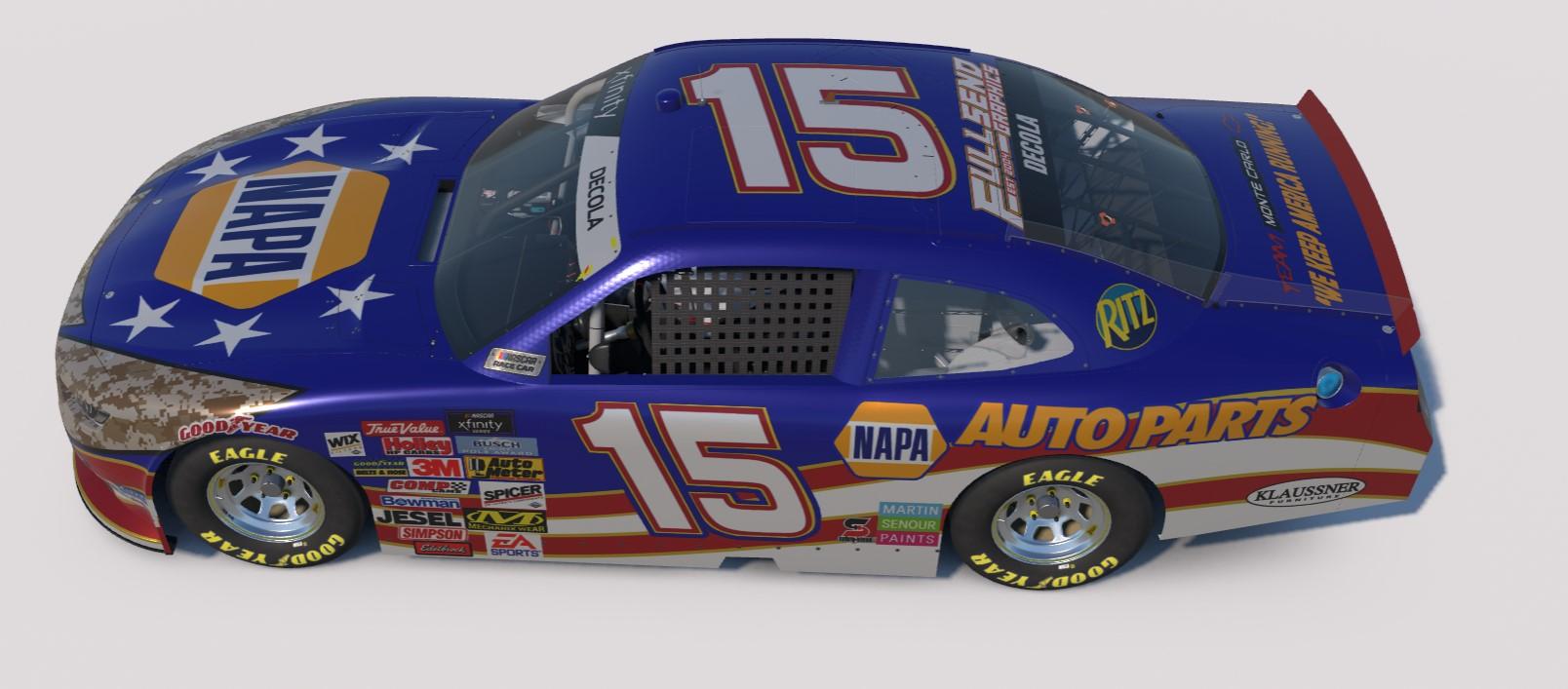 Preview of NAPA Michael Waltrip Patriotic Custom Numbers by Jordon DeCola