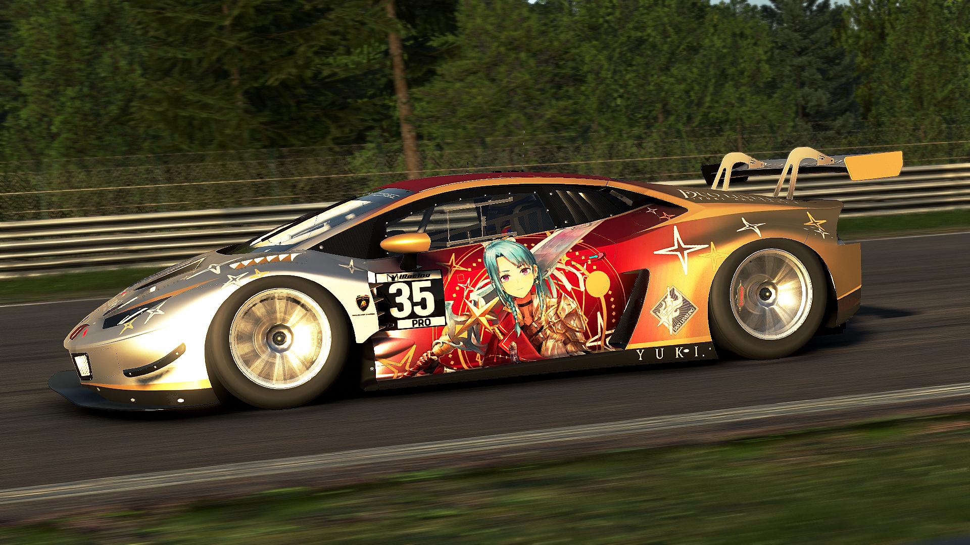 Preview of Yuki (DuoLeveling vTuber) Lamborghini Huracan GT3 EVO by Parks Dela Cruz