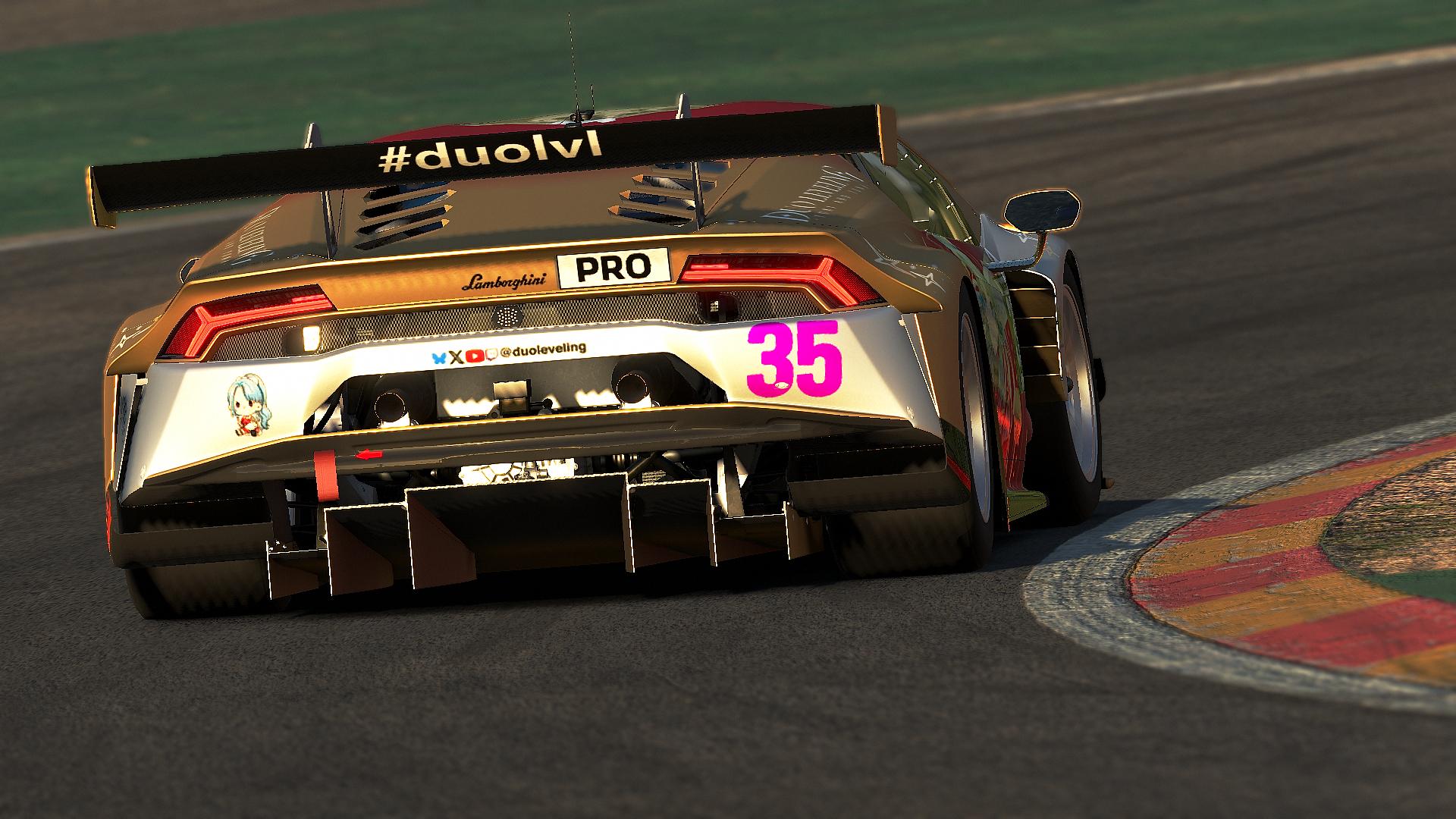 Preview of Yuki (DuoLeveling vTuber) Lamborghini Huracan GT3 EVO by Parks Dela Cruz