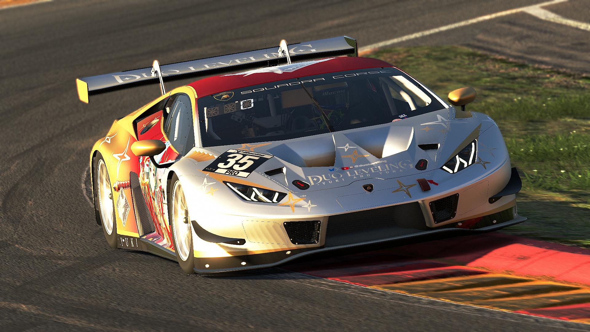 Preview of Yuki (DuoLeveling vTuber) Lamborghini Huracan GT3 EVO by Parks Dela Cruz
