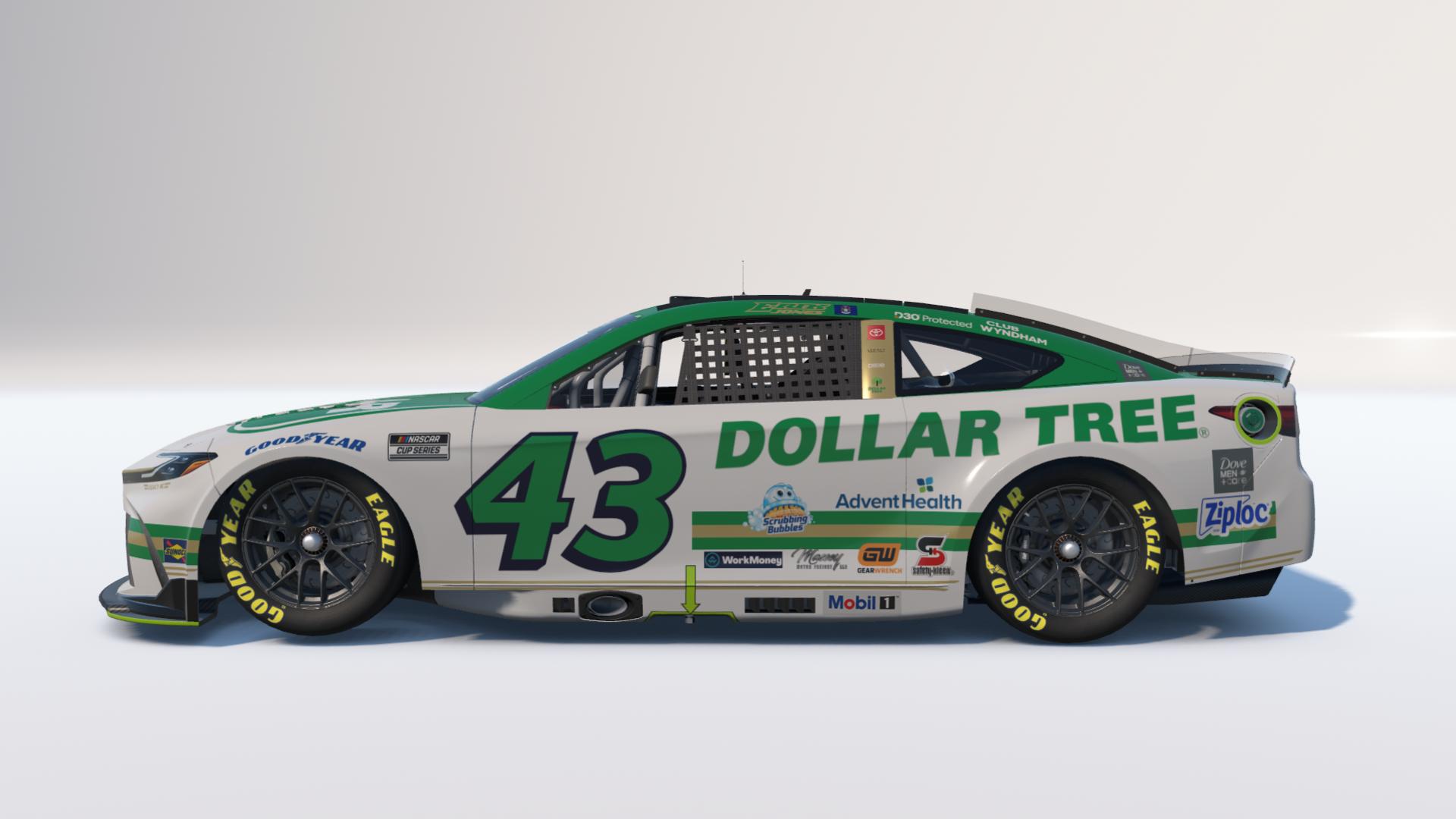 Preview of 2025 Erik Jones Dollar Tree Invert Bristol II by Thomas Sink