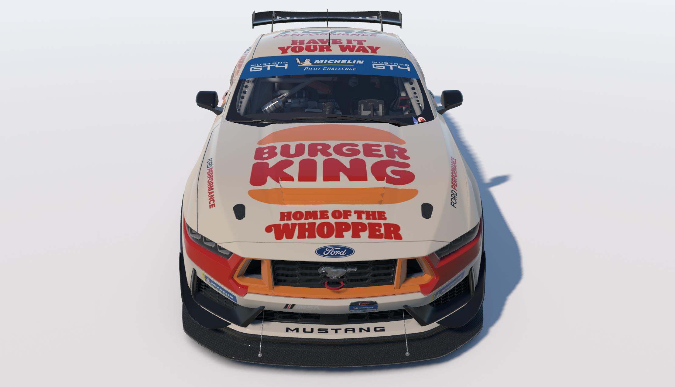 Preview of Ford Mustang GT4 Burger King by Greg Barton