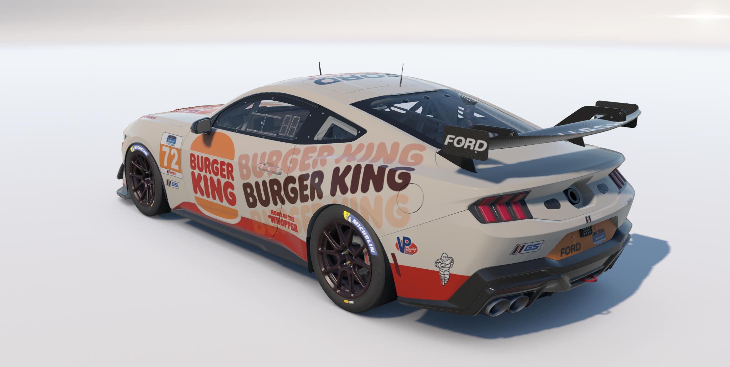Preview of Ford Mustang GT4 Burger King by Greg Barton
