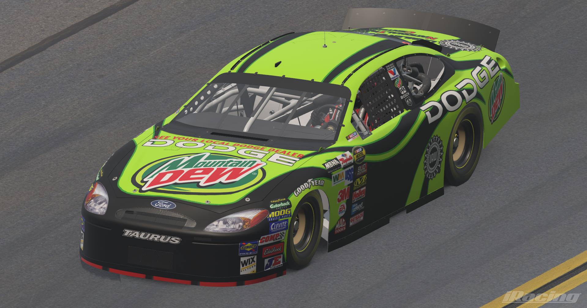 Preview of Kasey Kahne (No Number) Mountain Dew 2004 (Super Speedway) by Jonathan L.